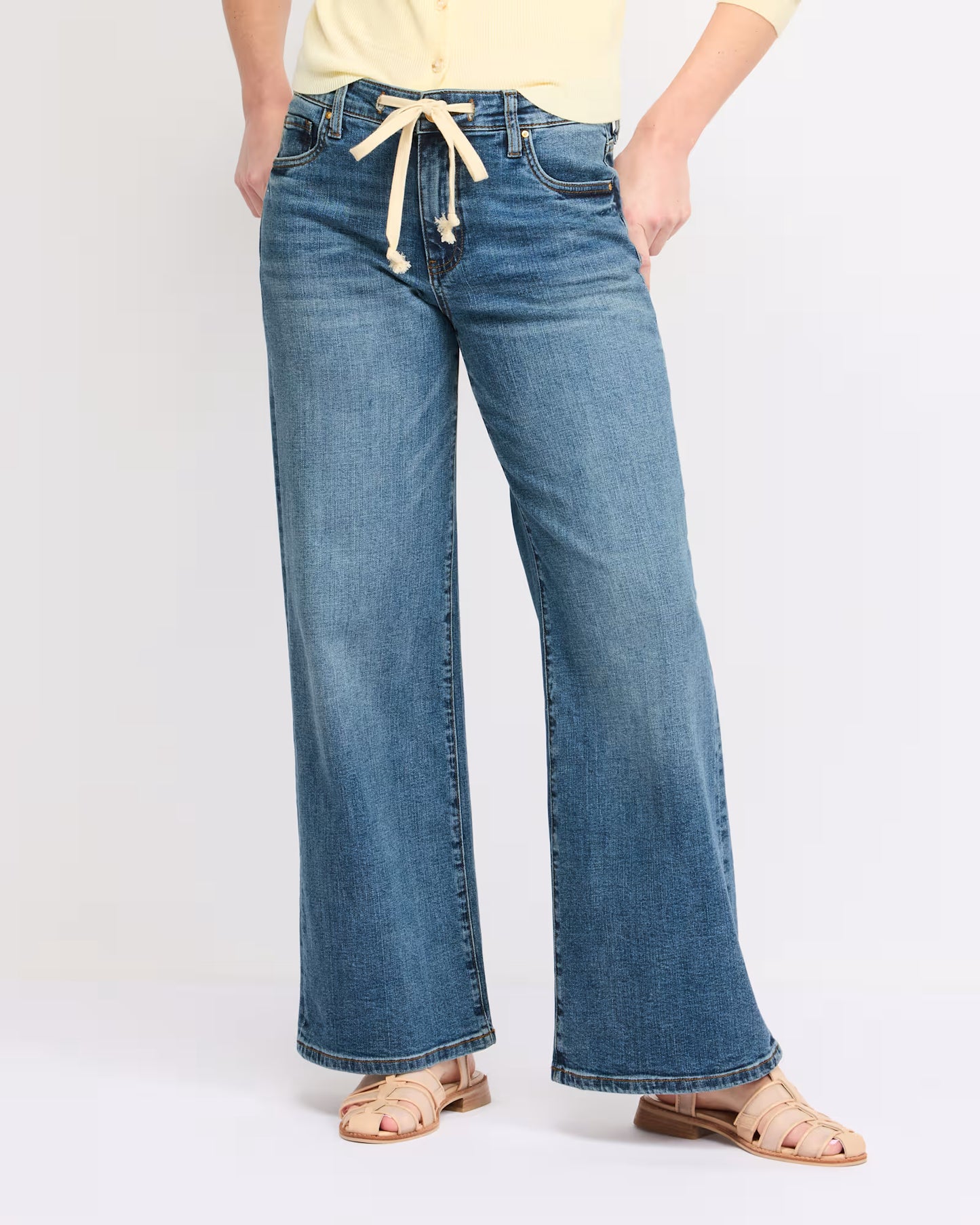 Kut from the Kloth MAYA HIGH RISE WIDE LEG- DRAWCORD