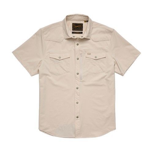 Howler Bros Emerger Tech Shirt-Chalk