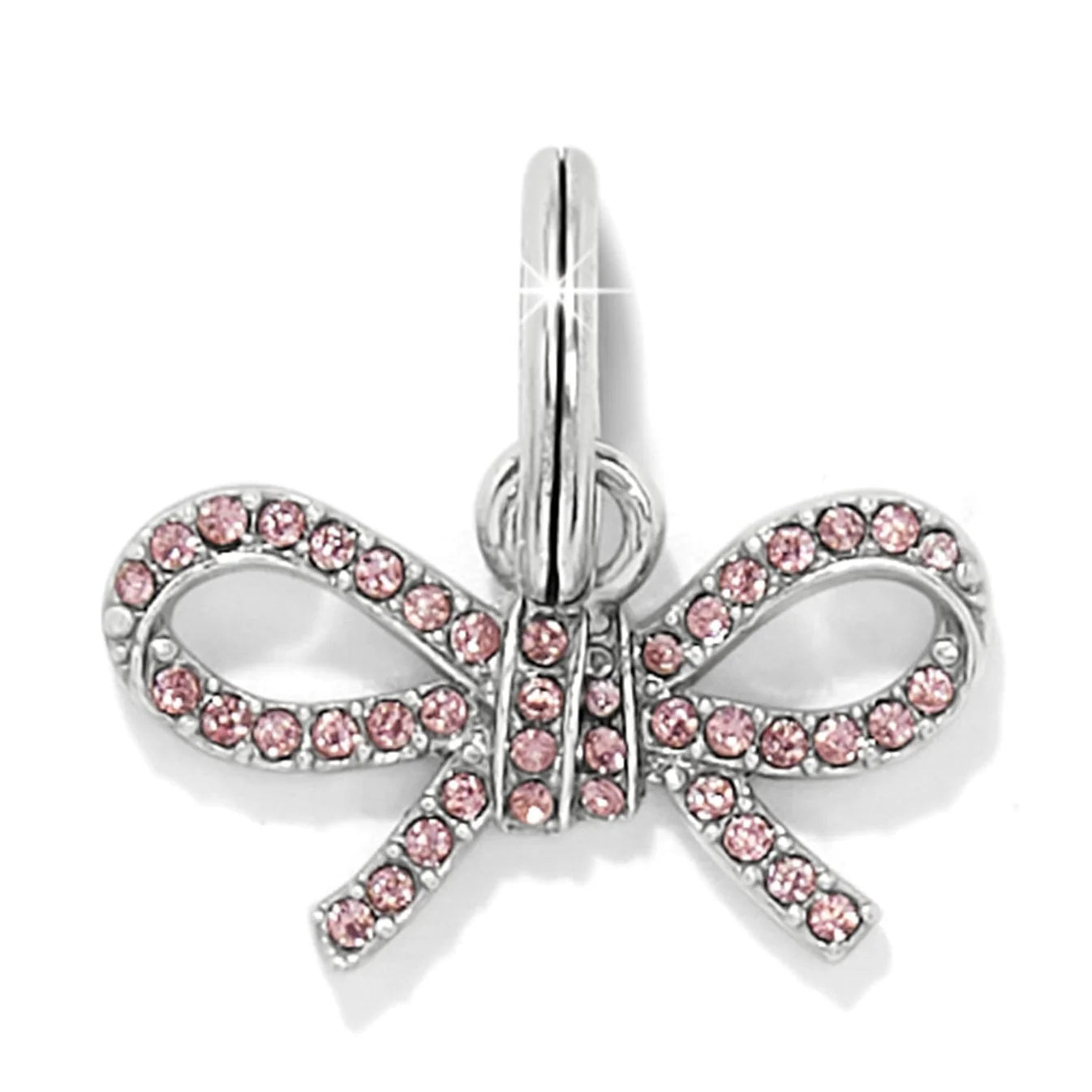 Brighton Illumina Bow Charm Pink