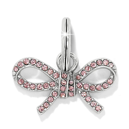 Brighton Illumina Bow Charm Pink