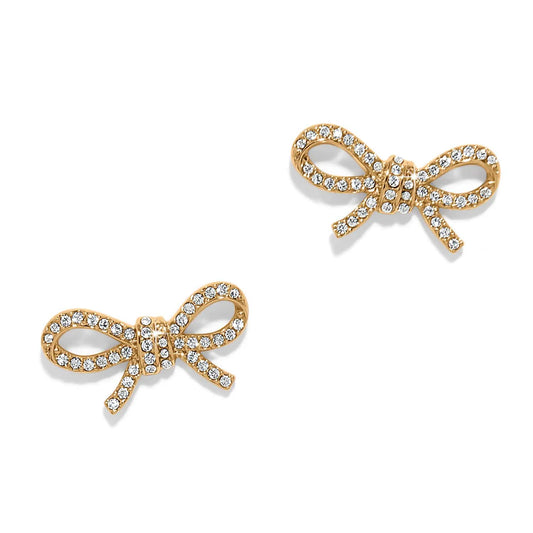 Brighton Illumina Gold Bow Post Earrings