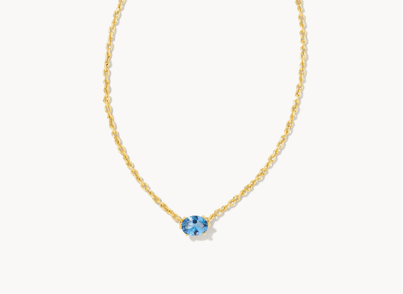 Kendra Scott Cailin Gold Pendant Necklace (multiple colors)