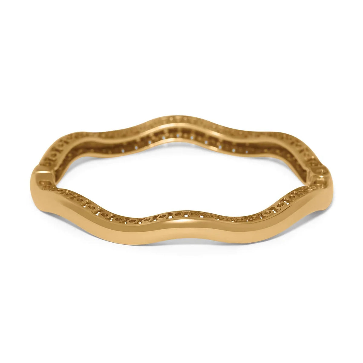 Brighton Inner Circle Slim Hinged Bangle Gold or Silver