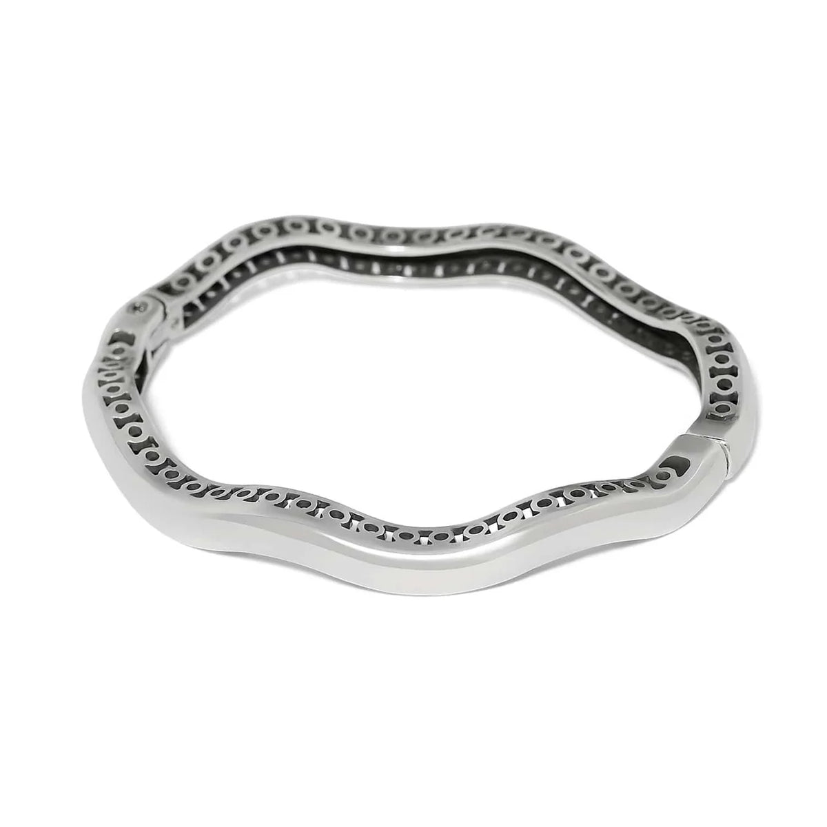 Brighton Inner Circle Slim Hinged Bangle Gold or Silver