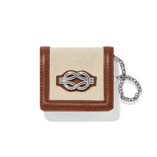 Brighton Interlok Harmony Canvas Small Wallet