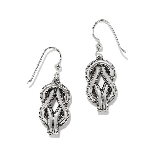 Brighton Interlok Harmony Two Tone French ire Earrings