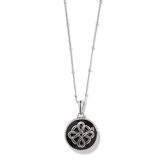 Brighton Interlok Noir Reversible Necklace