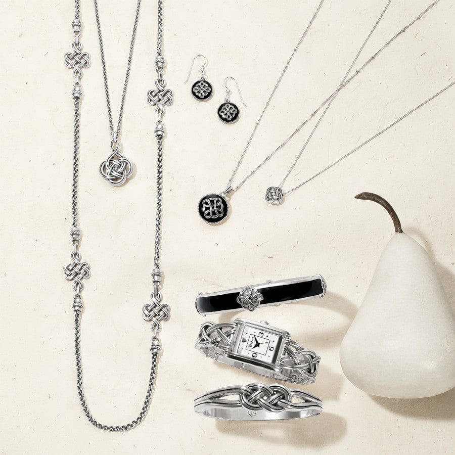 Brighton Interlok Noir Reversible Necklace