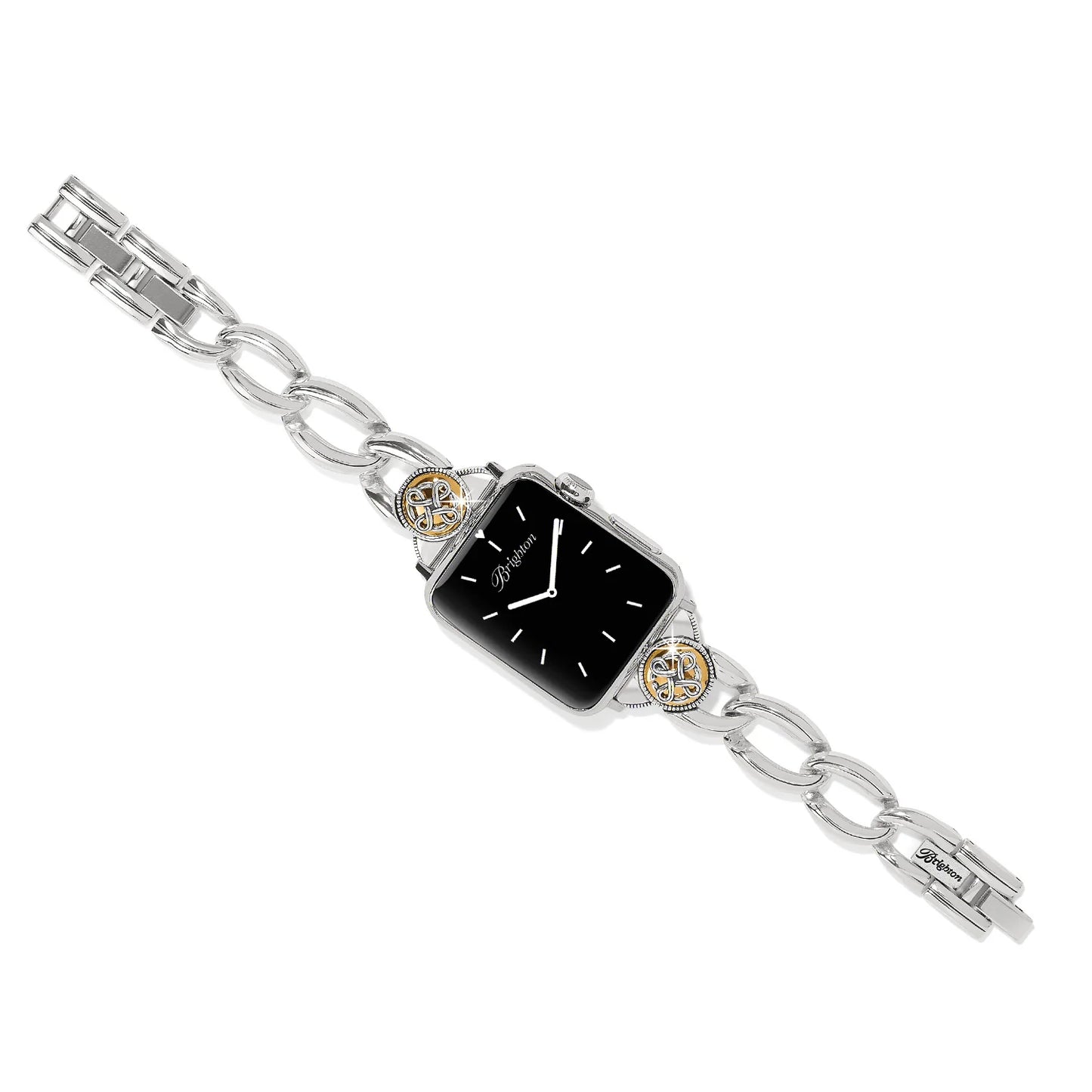 Brighton Interlock Noir Two Tone Watch Band