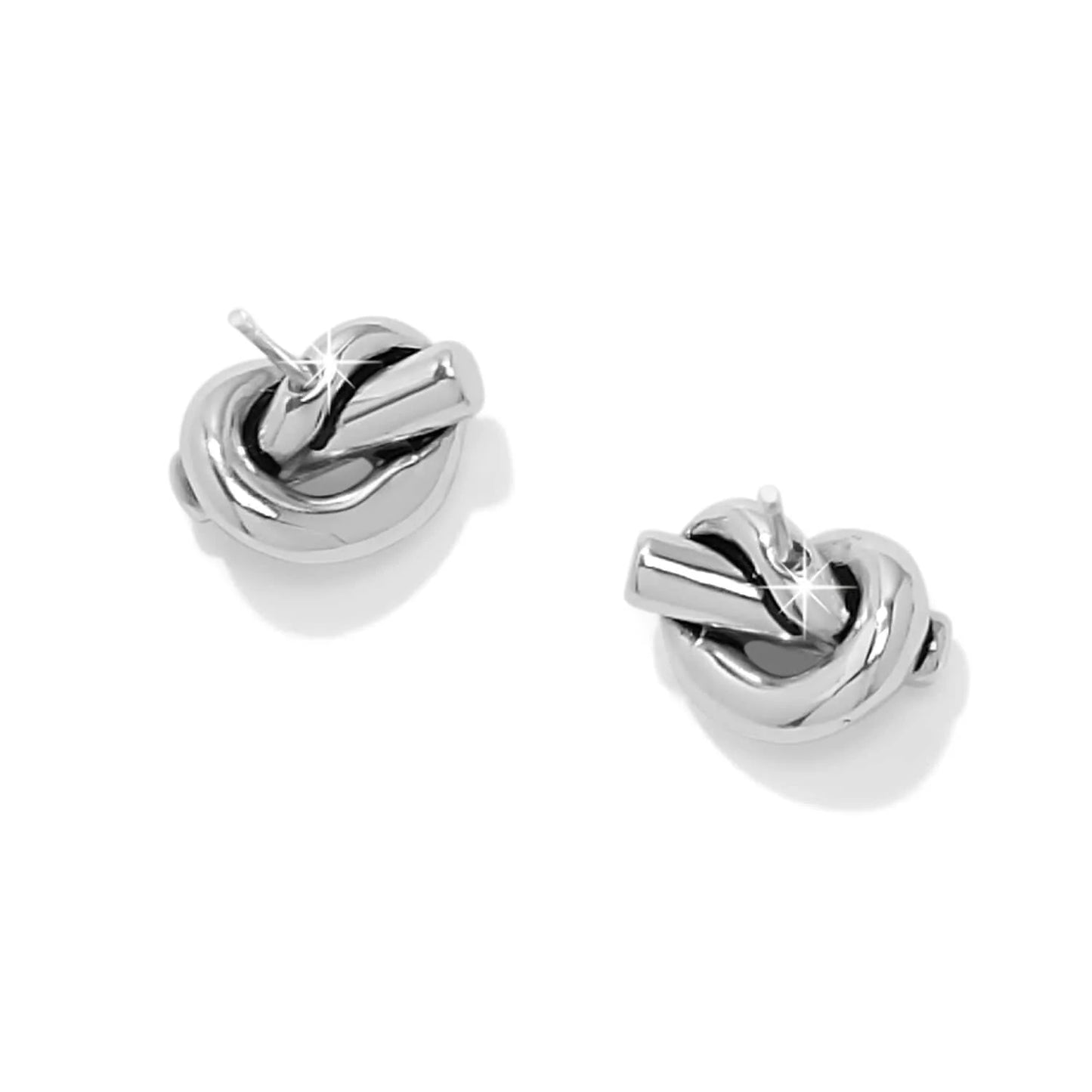Brighton Interlok Single Knot Mini Earrings