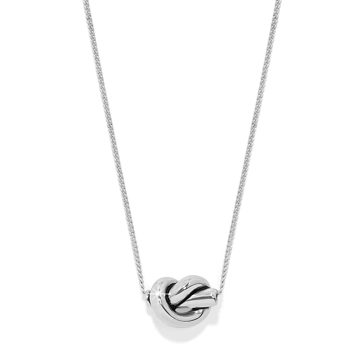 Brighton Interlok Single Knot Mini Gold Necklace