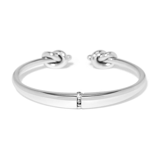 Brighton Interlok Single Knot Open Hinge Bangle