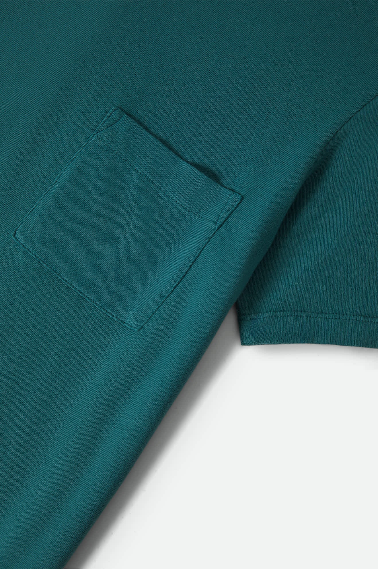Brixton Washed Mediterranean Teal CAREFREE ORGANIC GARMENT DYE PERFECT T-SHIRT