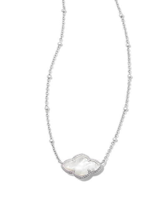 Kendra Scott Abbie Pendant Necklace in Ivory Mother of Pearl