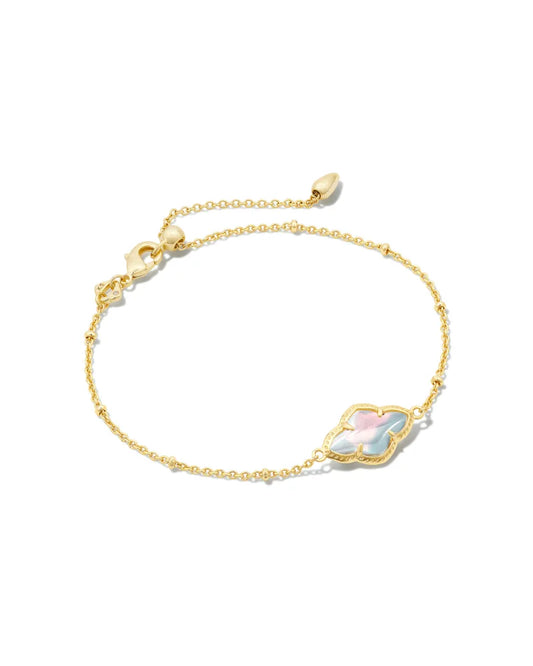 Kendra Scott Abbie Satellite Gold Glass Bracelet