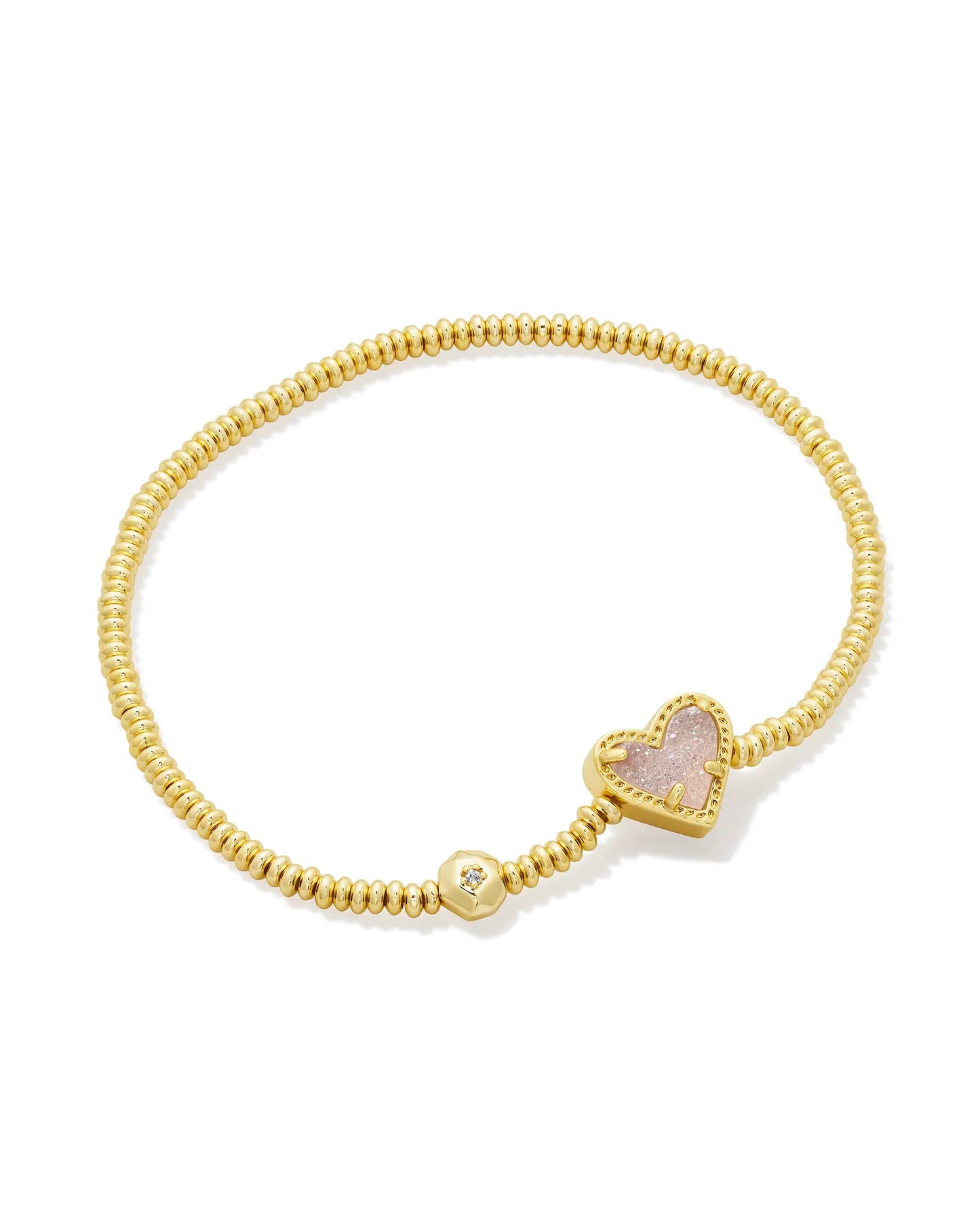 Kendra Scott ARI HEART STRETCH BRACELET GOLD