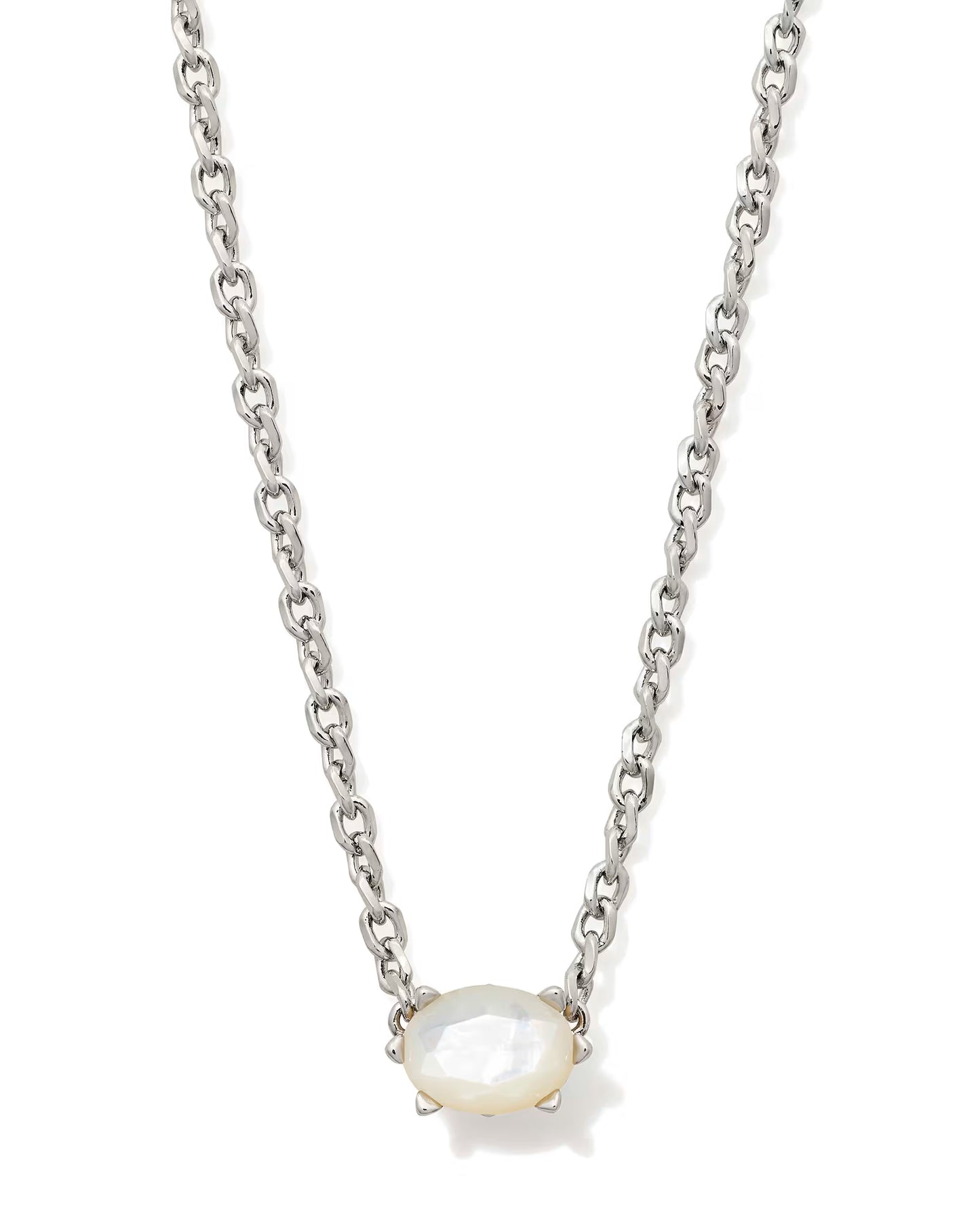 Kendra Scott CAILIN Silver PENDANT NECKLACE (Multiple Colors)