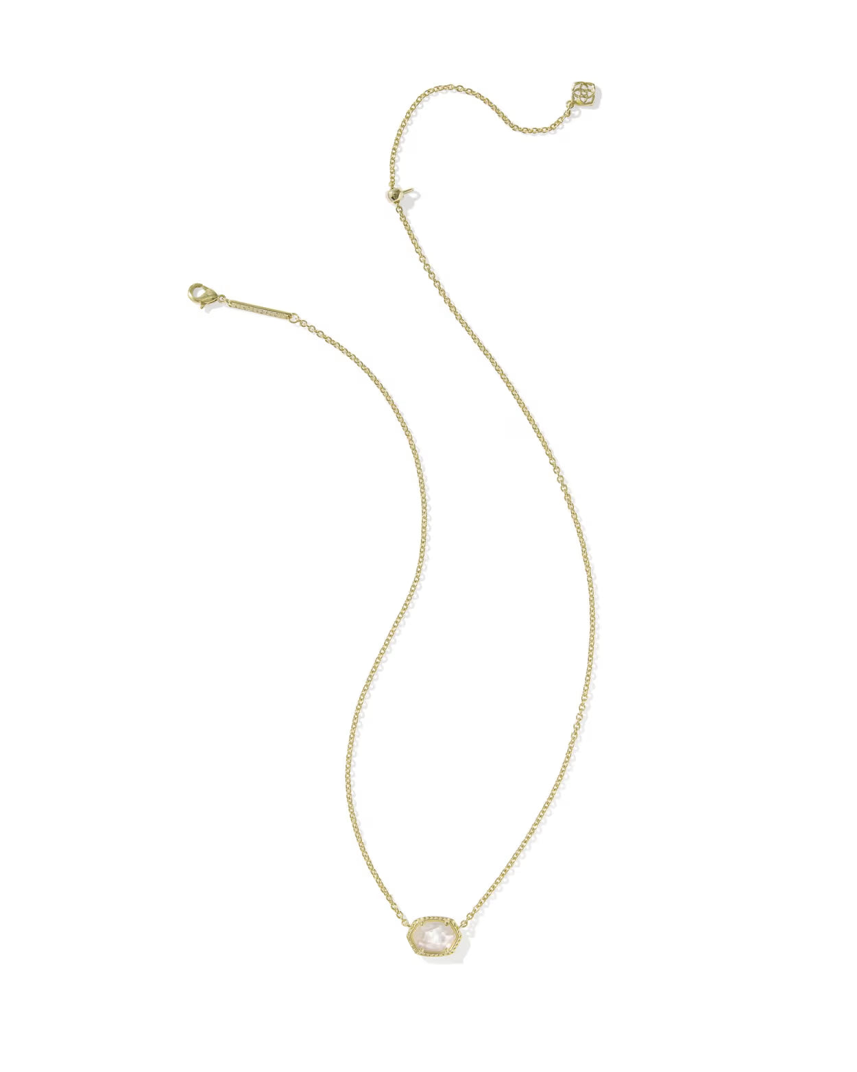 Kendra Scott Daphne GOLD IVORY MOTHER OF PEARL Short Pendant Necklace
