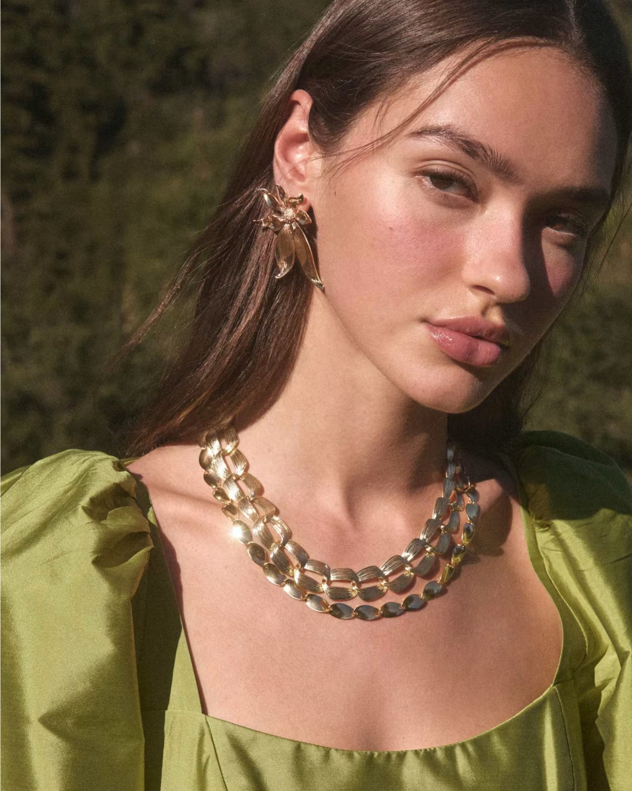 Kendra Scott Kira Gold Chain Multi Strand Necklace