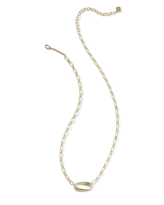 Kendra Scott Kira Gold Short Pendant Necklace