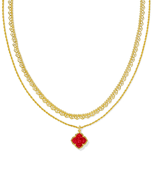 Kendra Scott Mallory Rose Multi Strand Necklace (Multiple Colors)