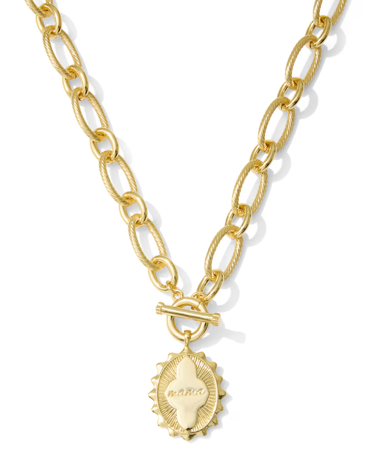 Kendra Scott Mama Gold Link and Chain Necklace