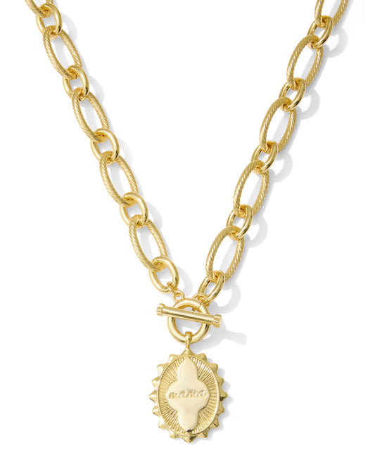 Kendra Scott Mama Gold Link and Chain Necklace