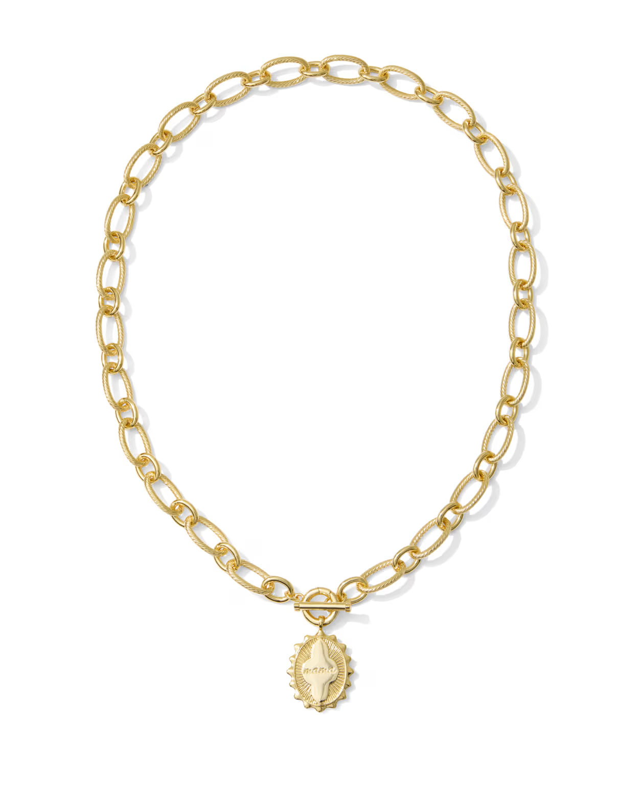 Kendra Scott Mama Gold Link and Chain Necklace