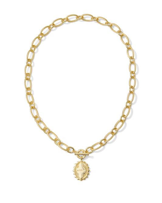 Kendra Scott Mama Gold Link and Chain Necklace