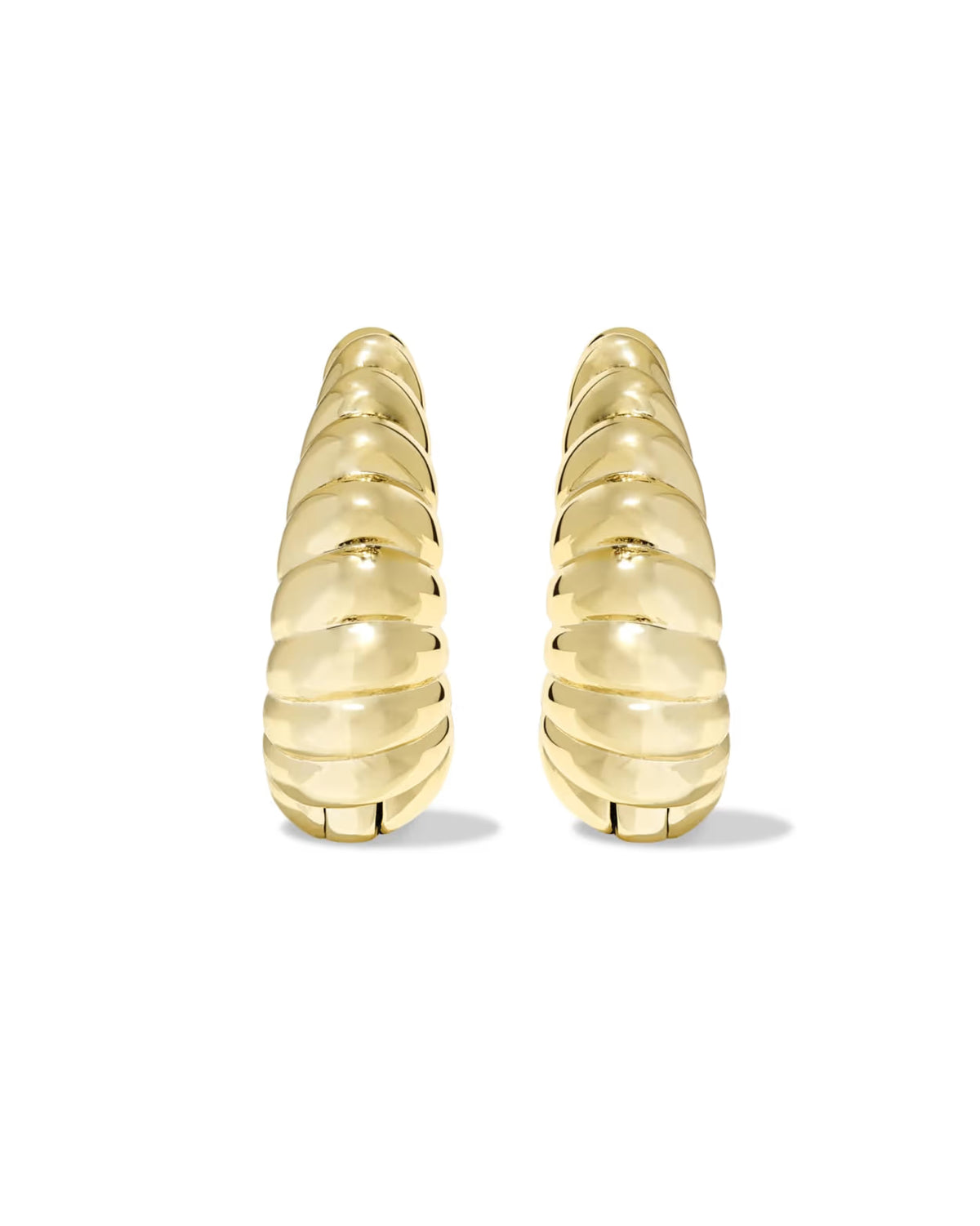 Kendra Scott Sandy Gold Huggie Earrings