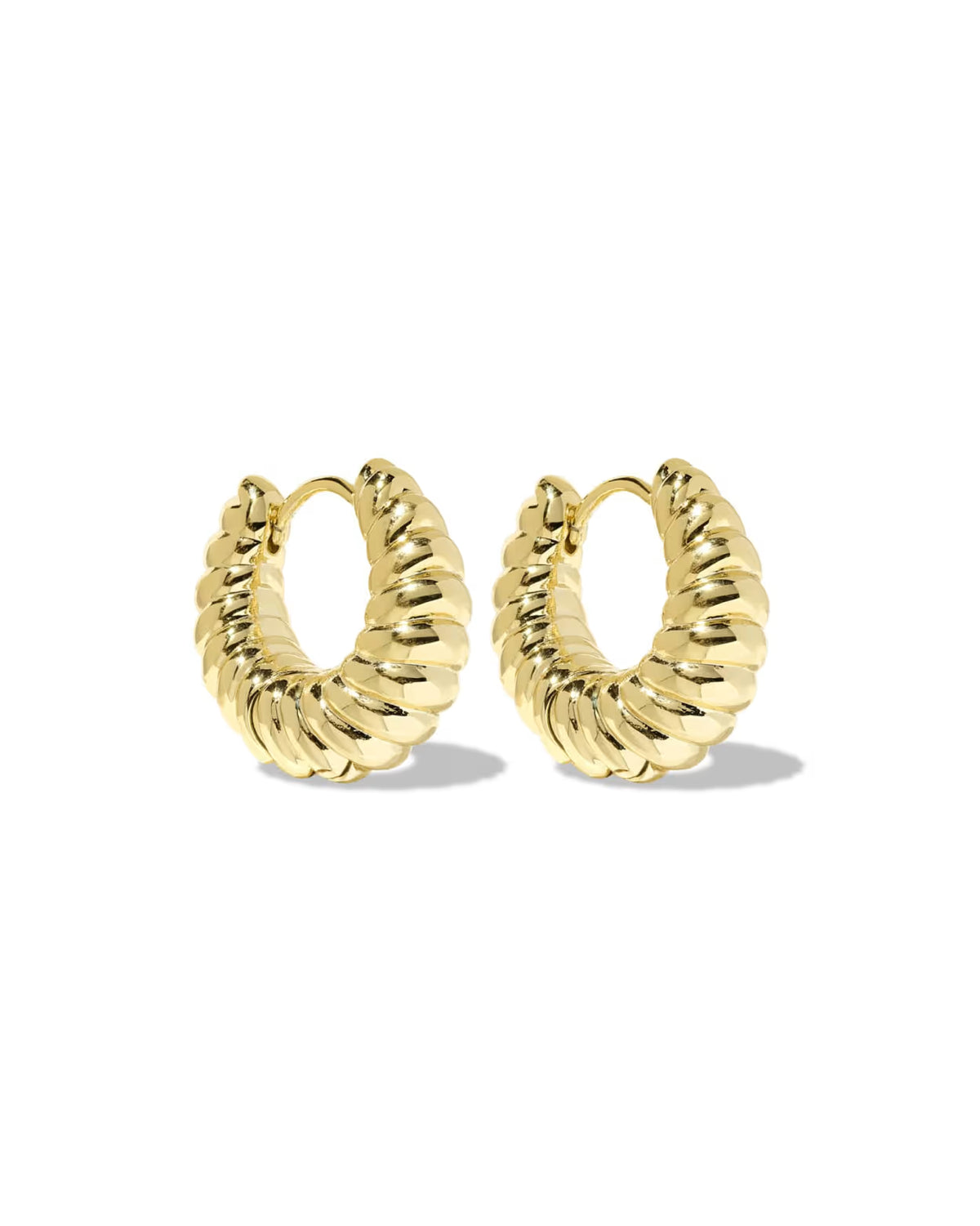 Kendra Scott Sandy Gold Huggie Earrings