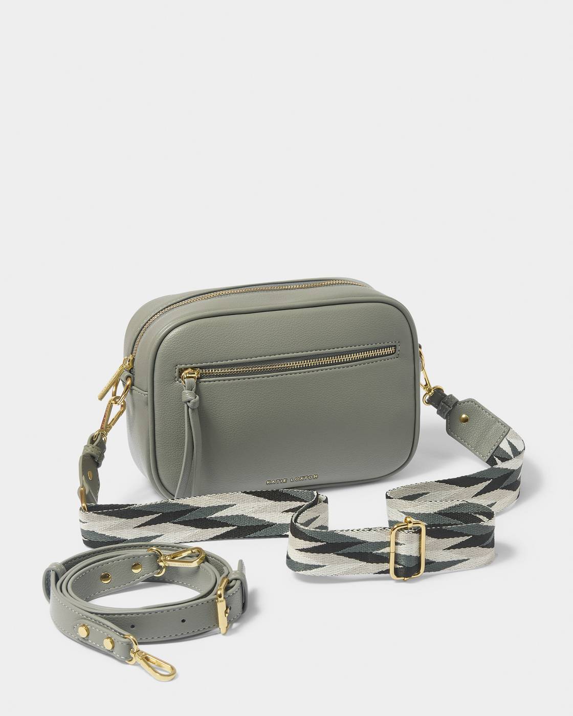 Katie Loxton Hallie Crossbody Bag - Graphite Green