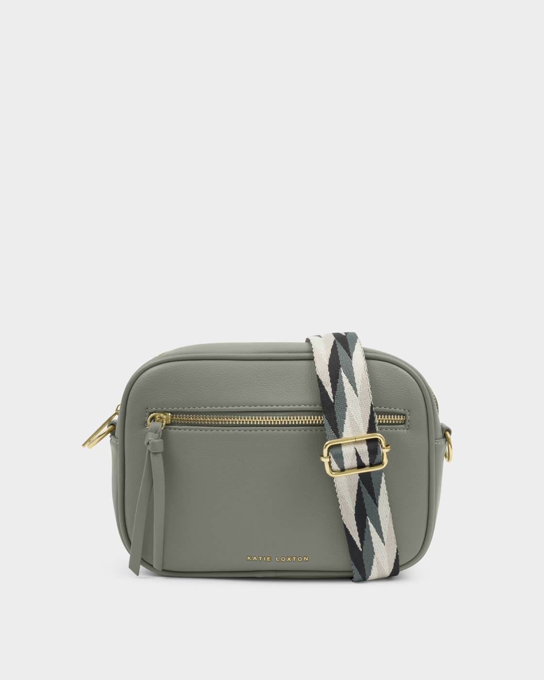 Katie Loxton Hallie Crossbody Bag - Graphite Green