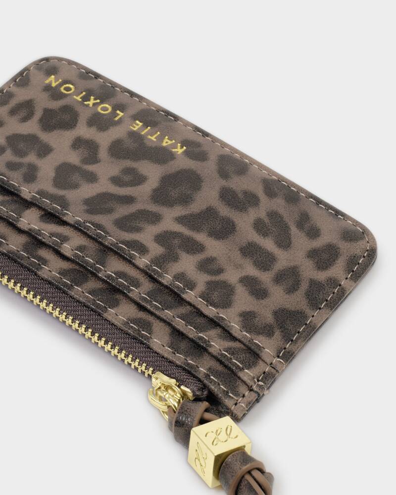 Katie Loxton Gift Boxed Coin & Cardholder (Leopard or Raspberry Pink)