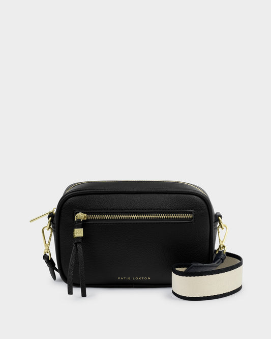 Katie Loxton Lottie Crossbody Bag - Black