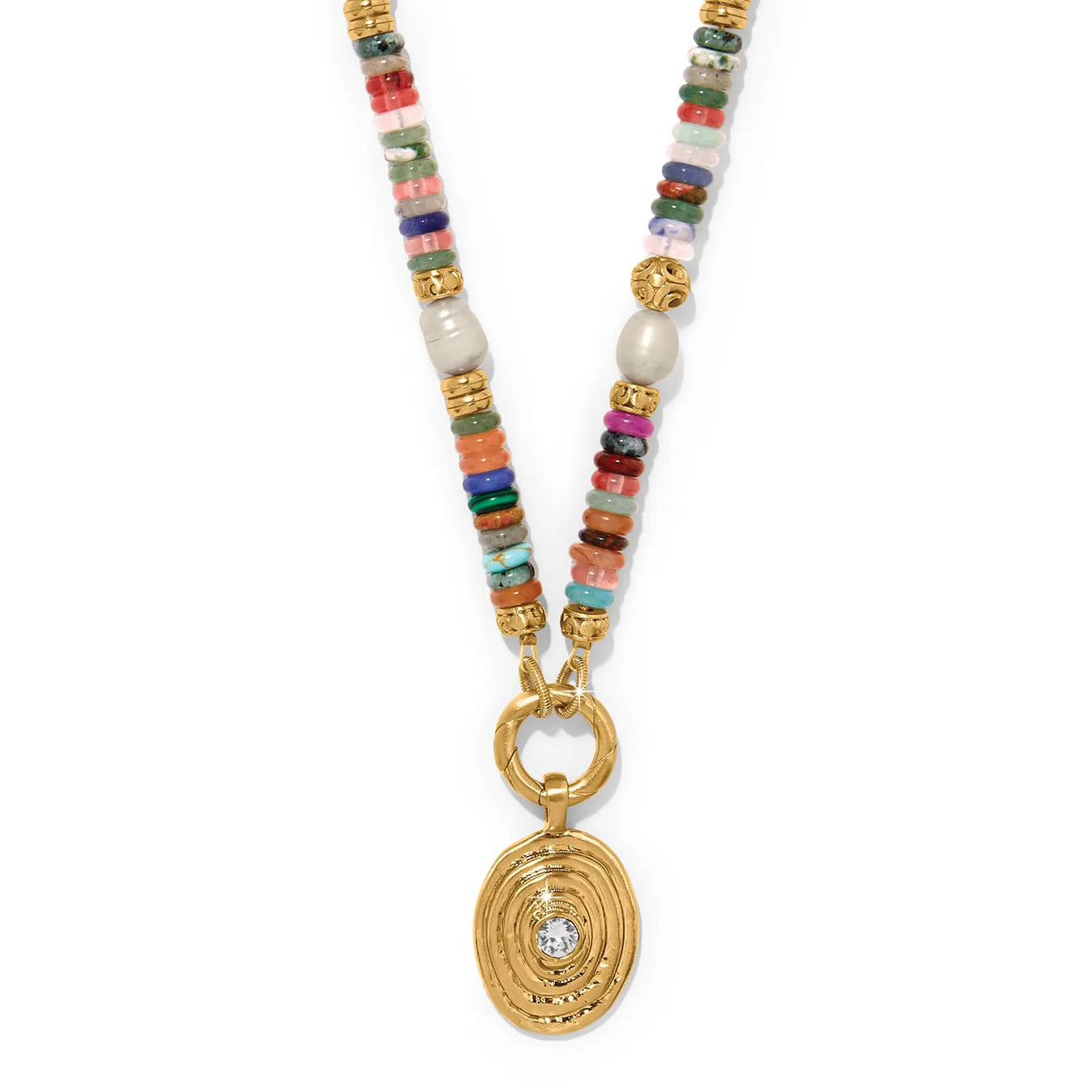 Brighton Kosmos Chroma Token Charm Necklace