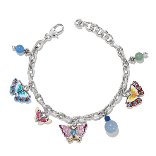 Brighton Kyoto In Bloom Butterfly Charm Bracelet