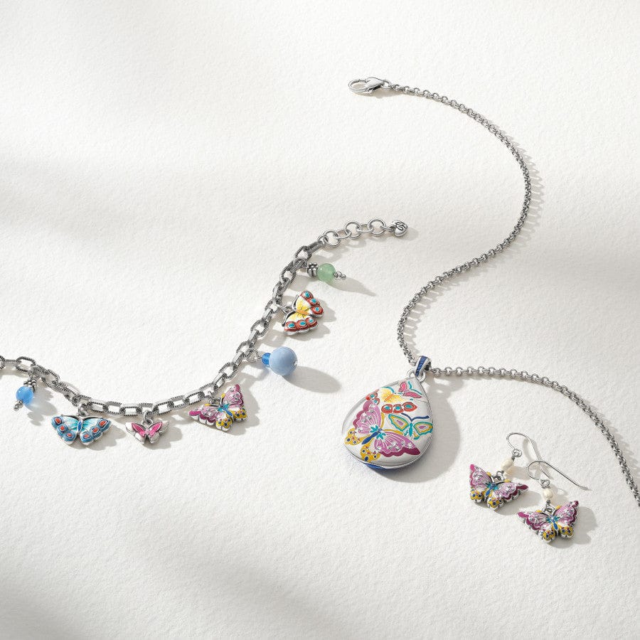 Brighton Kyoto In Bloom Butterfly Charm Bracelet
