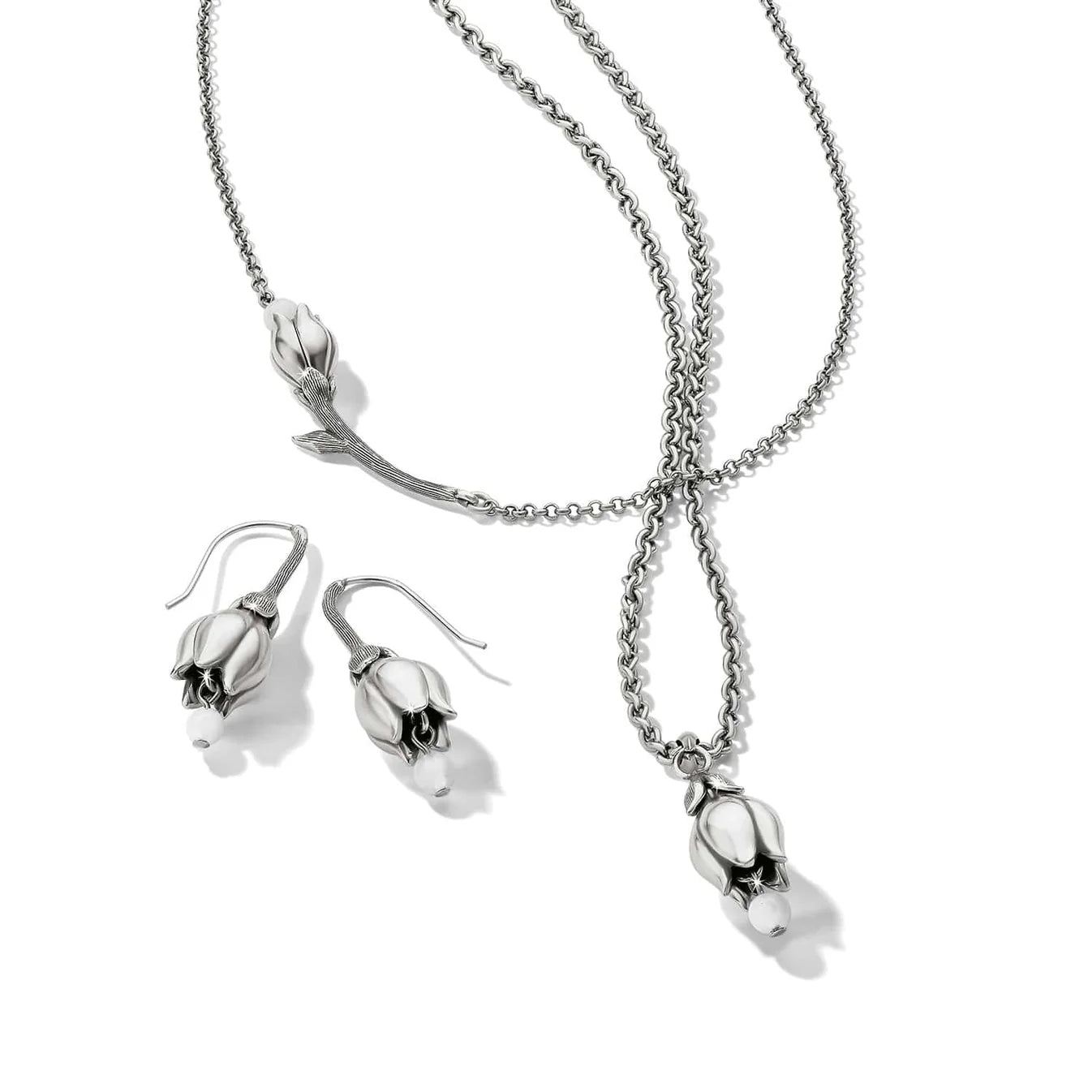 Brighton La Tulipe Petal French Wire Earrings