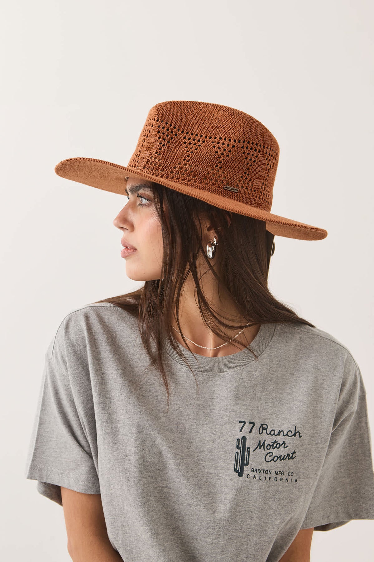 Brixton Sophia Knit Packable Hat - Caramel