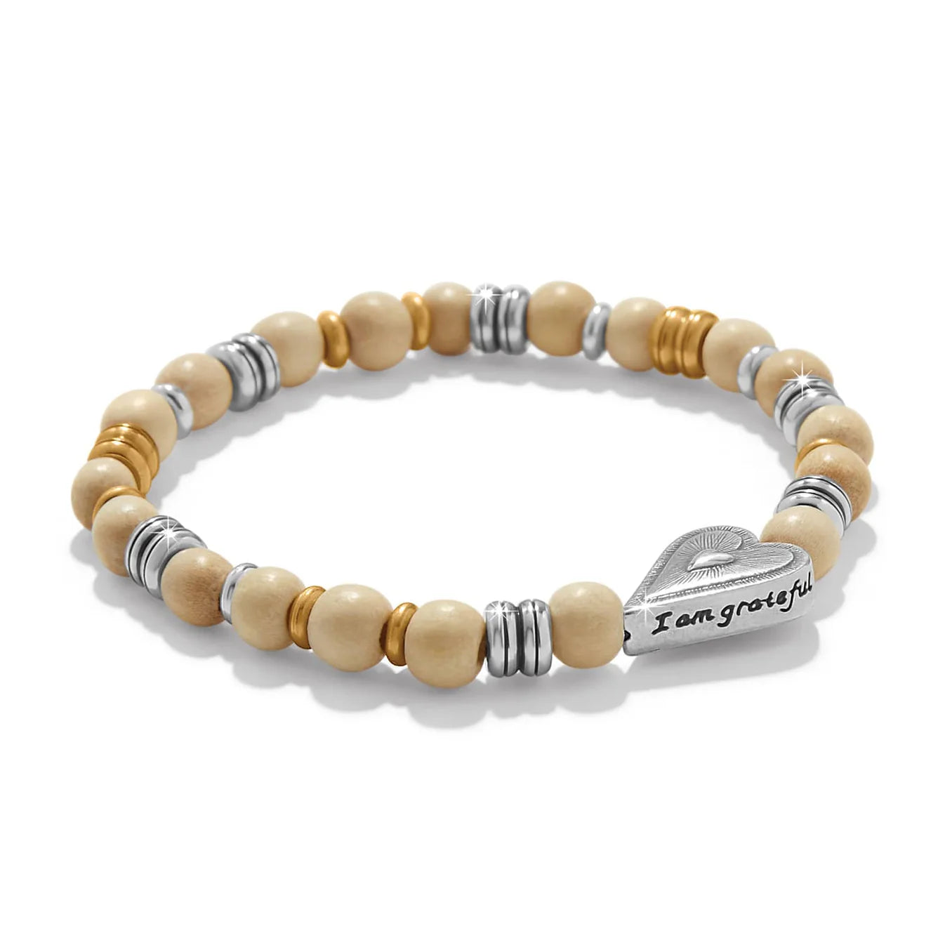 Brighton Love Messages I Am Grateful Stretch Bracelet