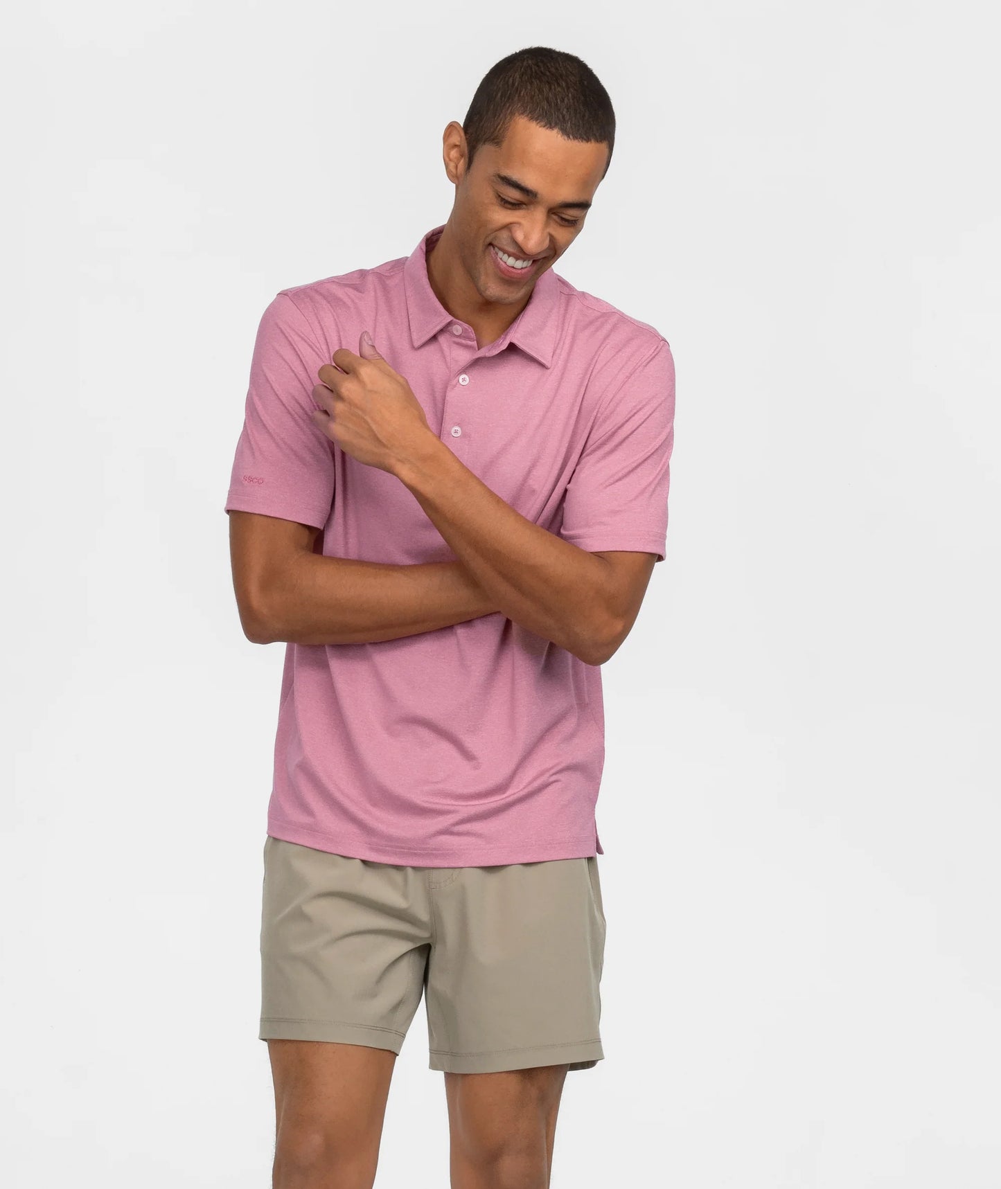 SSCO Grayton Heather Polo