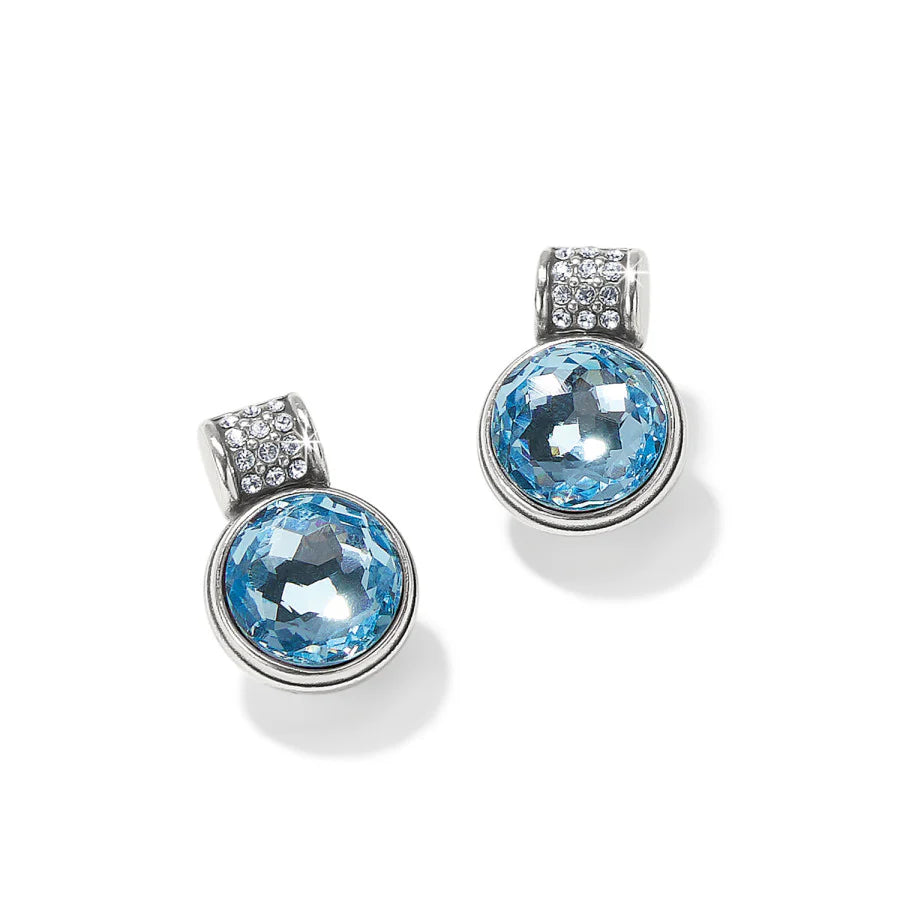 Meridian Aurora Petite Post Earrings in Aqua