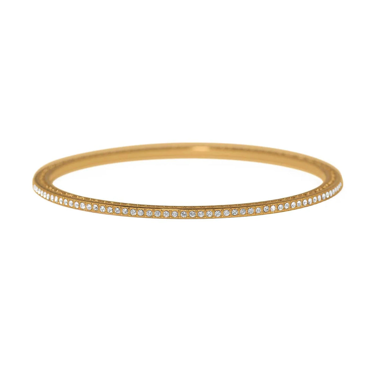 Brighton Meridian Gold Eclipse Thin Bangle