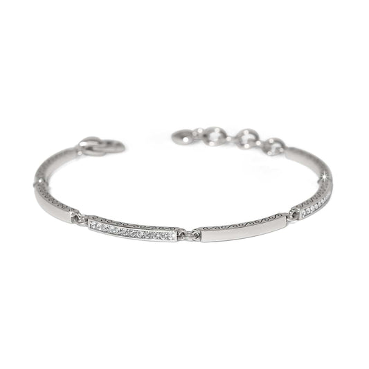 Brighton Meridian Geo Bar Silver Bracelet
