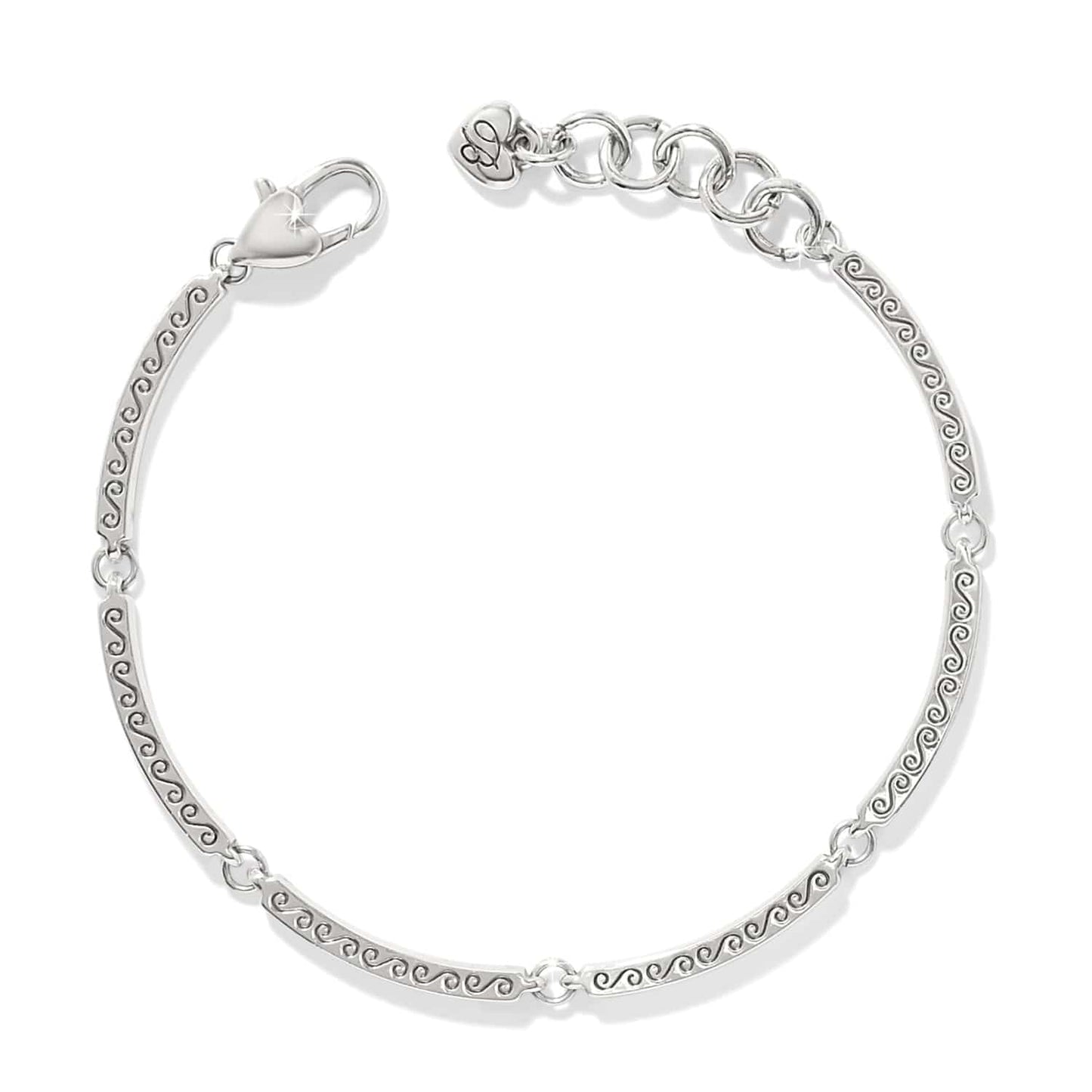 Brighton Meridian Geo Bar Silver Bracelet