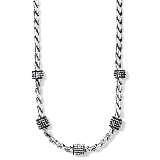 Brighton Black-Silver Meridian Necklace