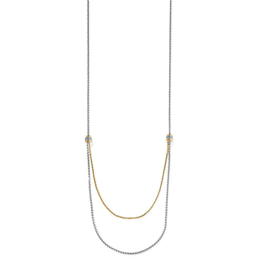 Brighton Meridian Petite Two Tone Double Necklace