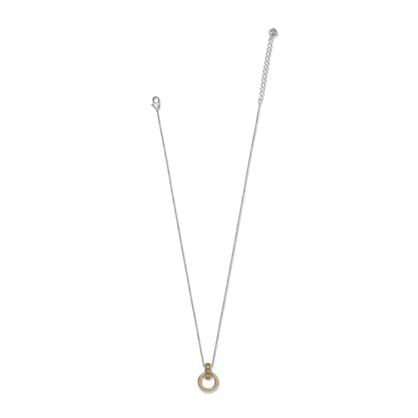 Brighton Mosaic Two Tone Link Ring Necklace