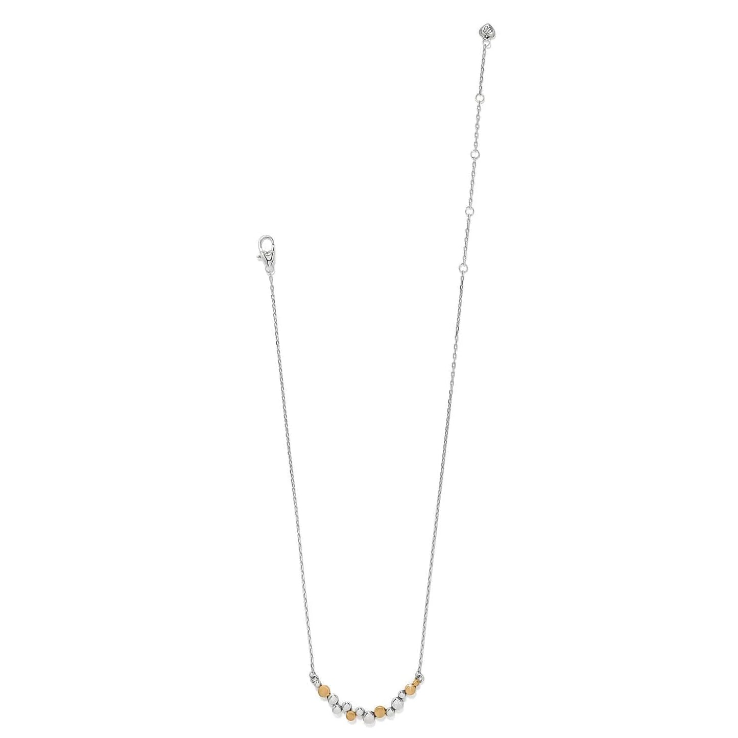 Brighton Pebble Edge Crescent Bar Necklace